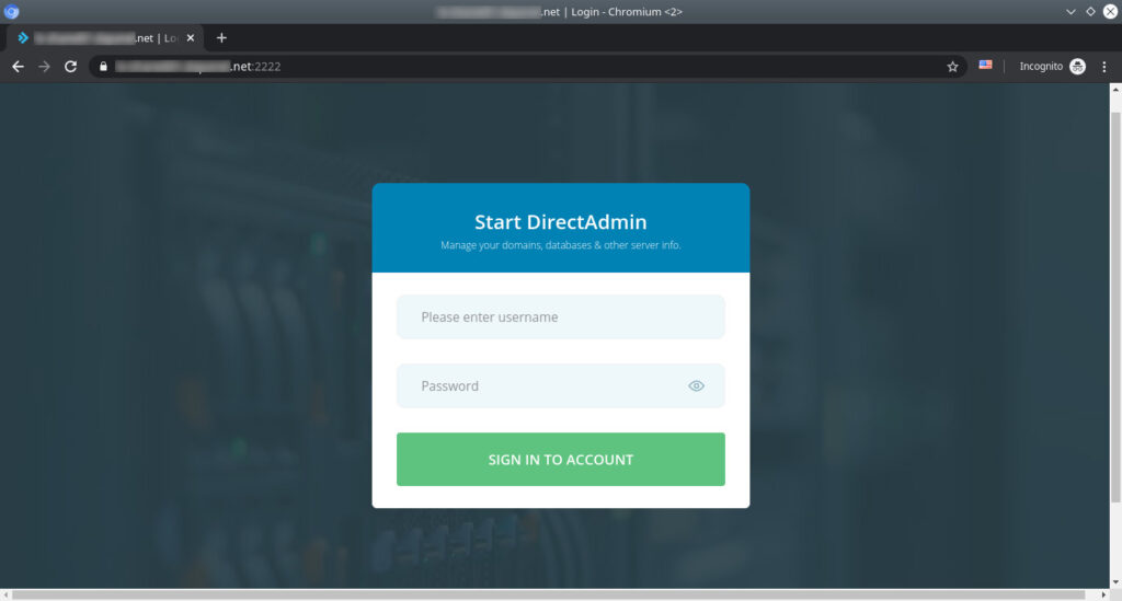 directadmin-login